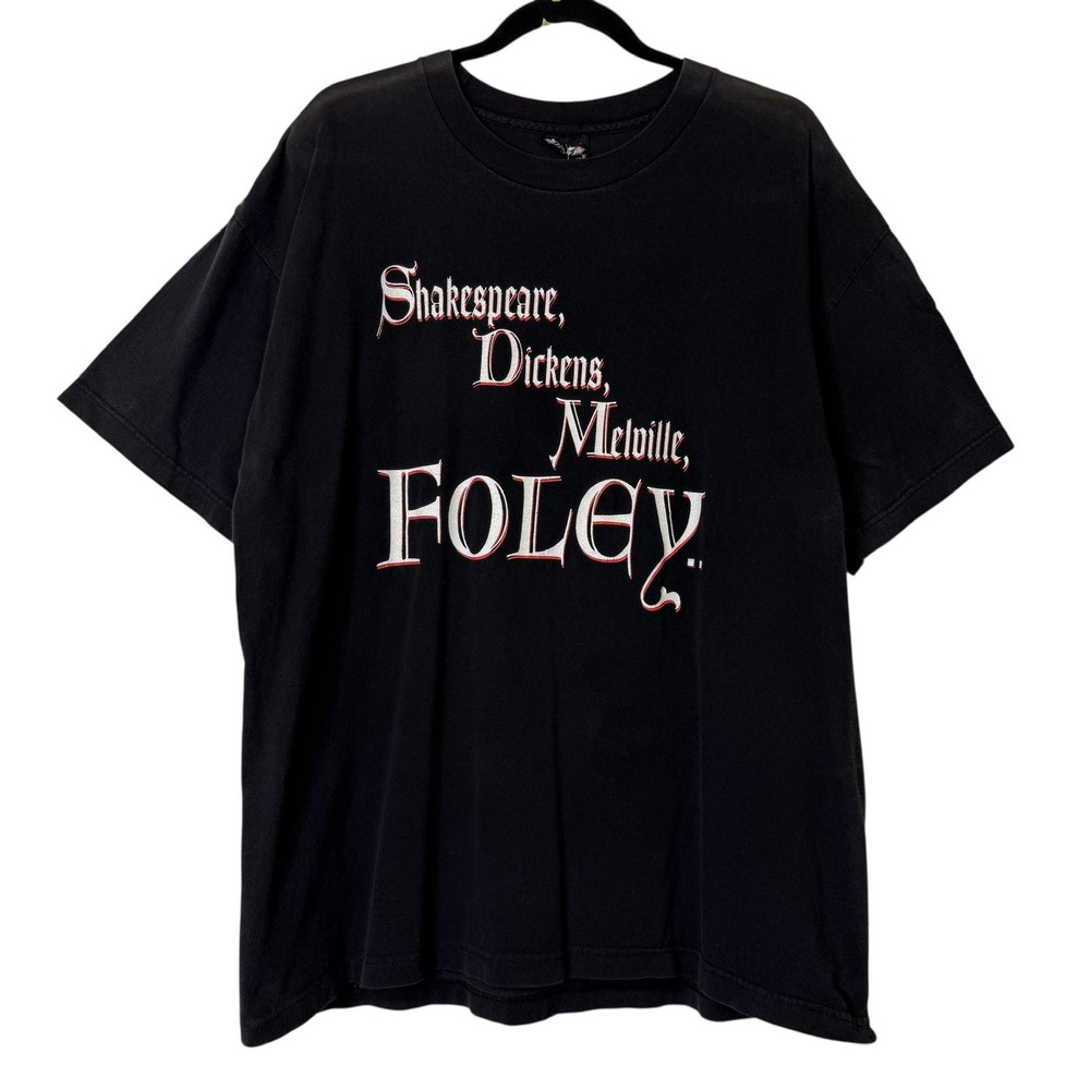 Vintage 1999 Mick Foley Shakespeare T Shirt XL WWF WWE 90s Wrestling
